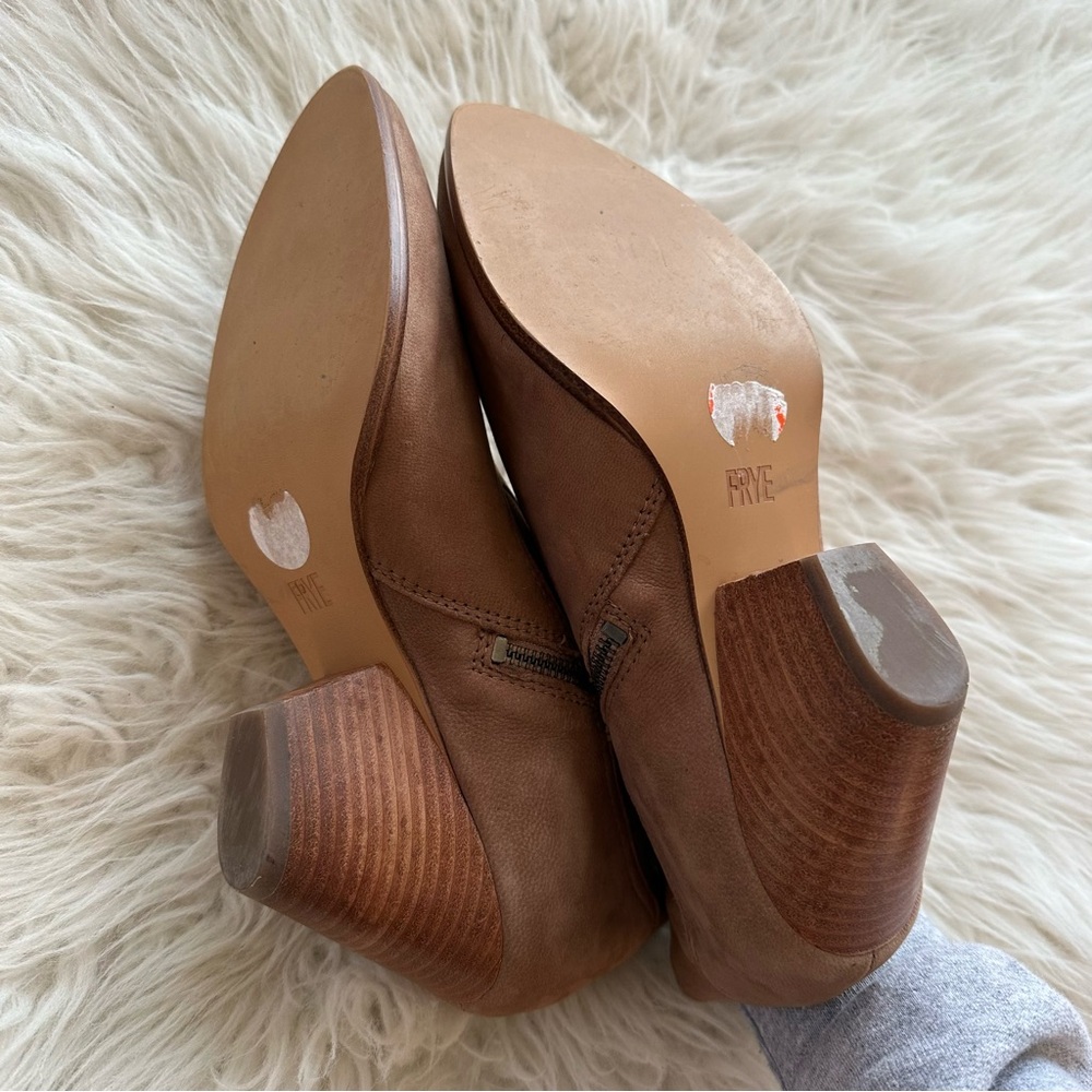 Frye brown suede ankle boots sz 9.5 - Picture 7 of 8
